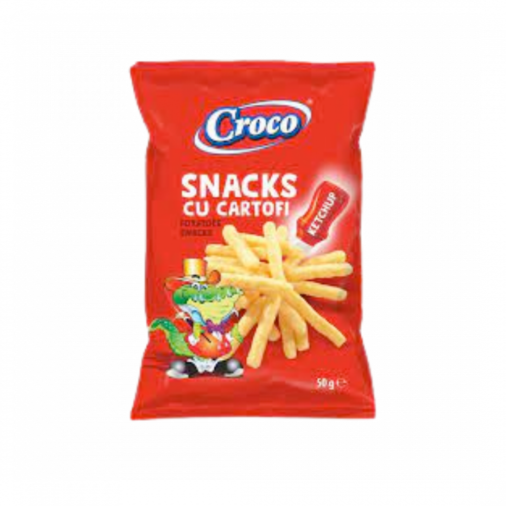 Croco Snacks Potatoes Ketchup 50g 14/1 Srp