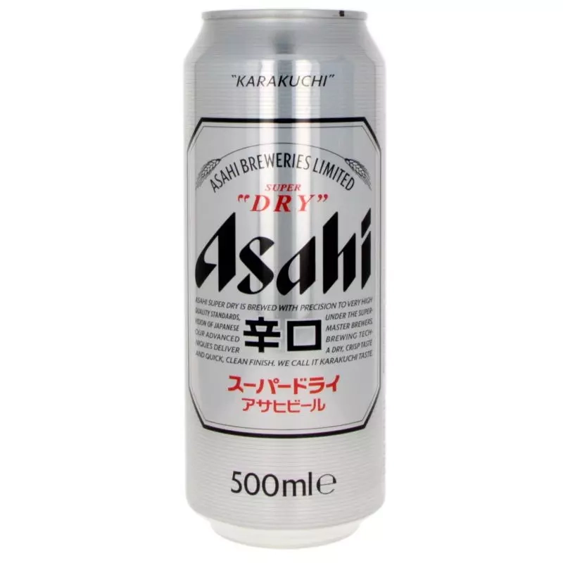 Cerveja Asahi Super Seca Em Lata 5° 50cl - ASAHI