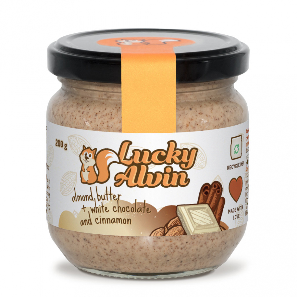 La Almonds + White Chocolate + Cinnamon 200 G