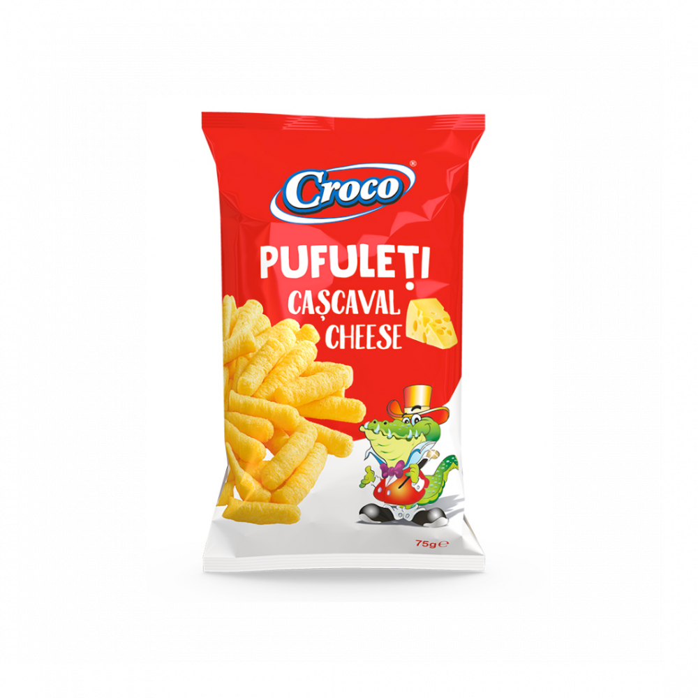 Croco Corn Puffs Cheese 75g 20/1 Srp