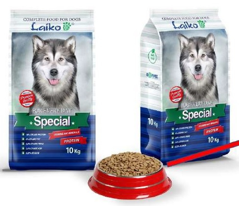 Ração especial para cães 10KG - Laiko