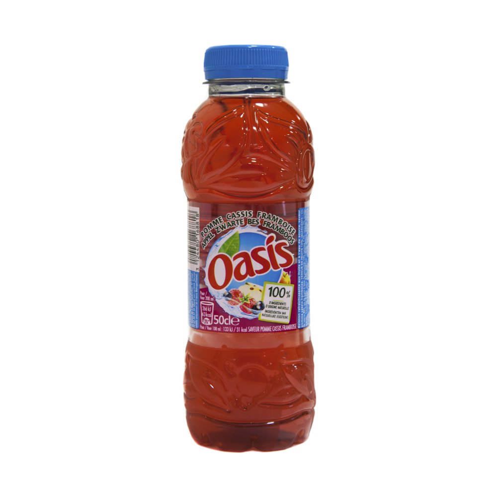 Oasis Pom.cassis Framb.pet 50c