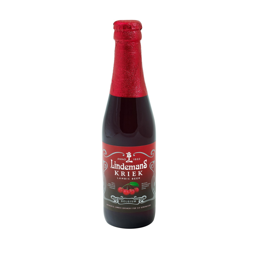 Cerveza Sabor Cereza, 3,5°, 25cl - LINDEMANS