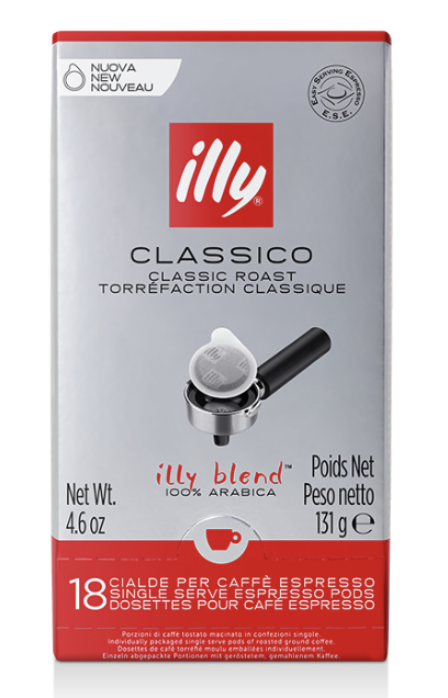 Classico gebrande koffie x18 pads 131g - ILLY