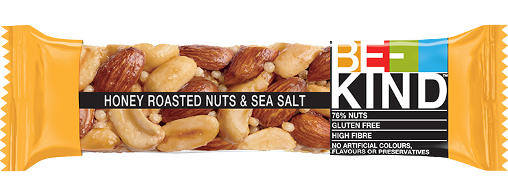 Honey Roasted Nuts Cereal Bar; 40g - BE-KIND