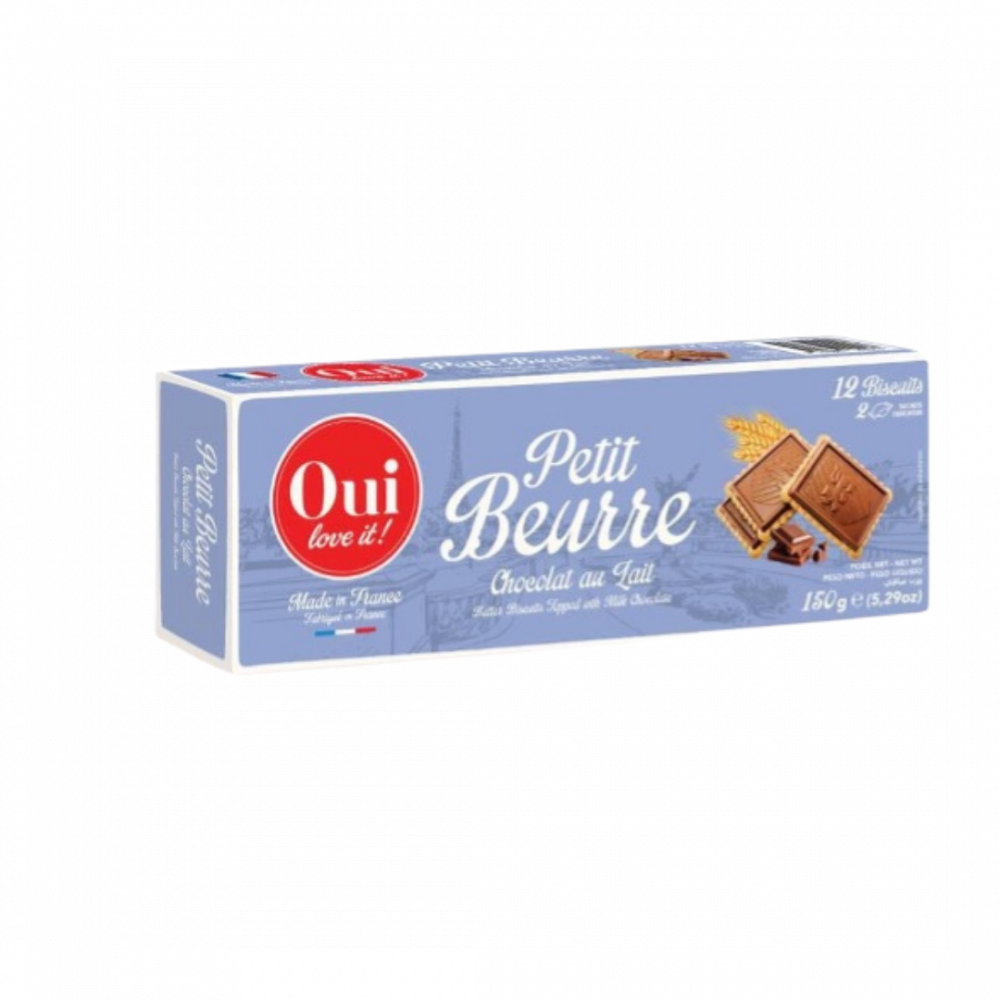 Petit Beurre Milk Chocolate Bar Oui Love It 150gr Cx16