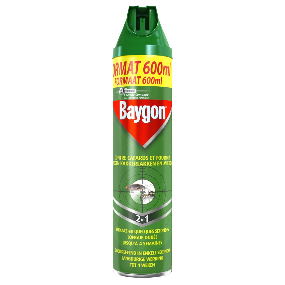 Insecticide cafards & fourmis 600ml - BAYGON