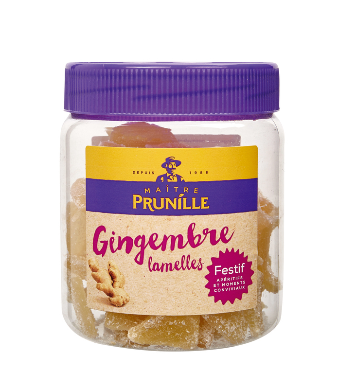 Gingembre 1/2 en lamelle - 200g - MAITRE PRUNILLE