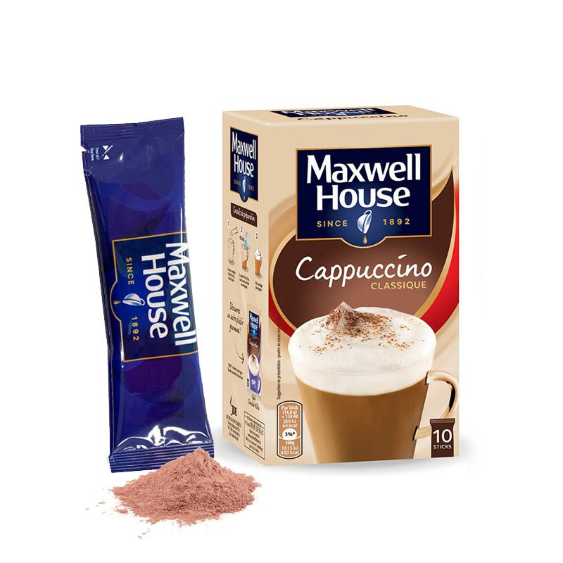 Capuchino Classique X10 Sticks 116g - MAXWELL HOUSE