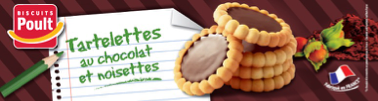 Tartelettes Aux Chocolat - 8 Biscuits 150g - Poult