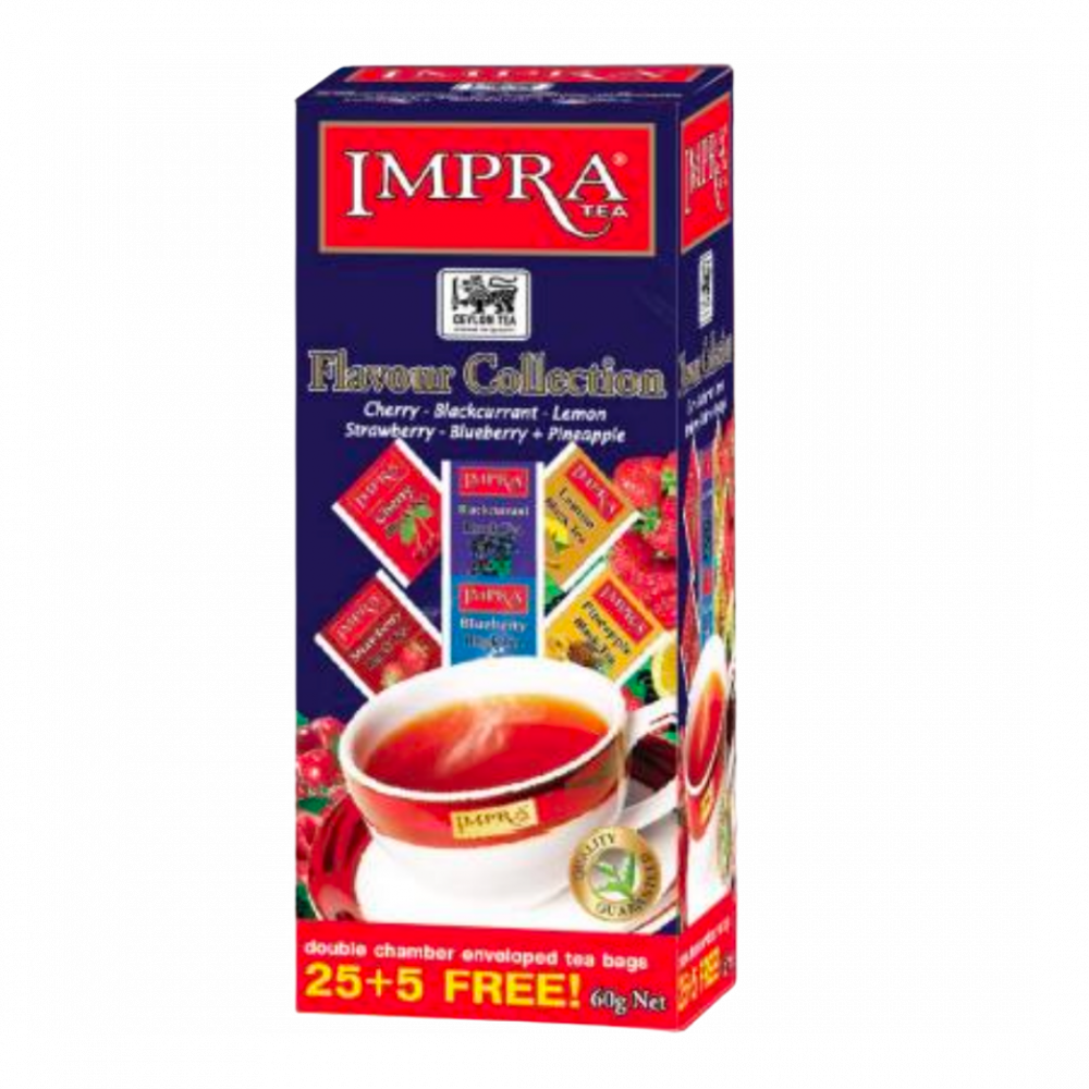 Impra Black Tea Flavoured "six Varieties Of Flavour "   2g X 25+5 X 20