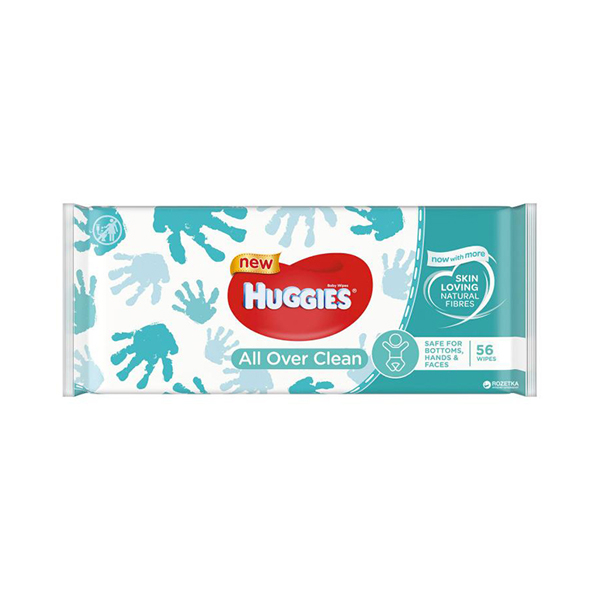 Lingettes totalmente limpas x56 - HUGGIES