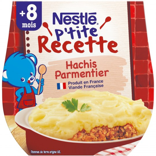 生後8ヶ月の赤ちゃん料理。 2x200 gパーティメンツミンチ - NESTLE