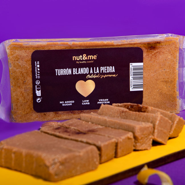 Turrón blando artesanal con almendras 300g - NUT & ME