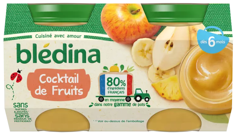 Cocktails De Fruits 4x130 - BLEDINA