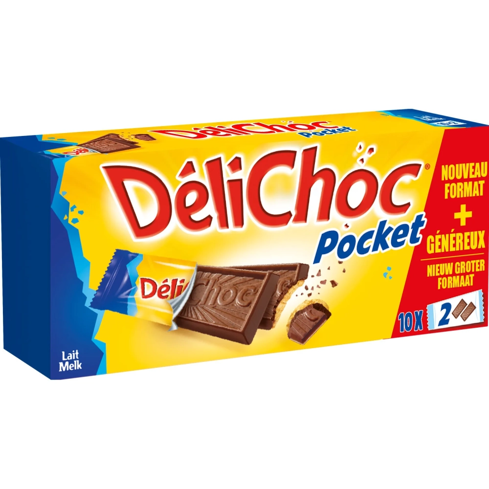 250g Delichoc Milk Pocket