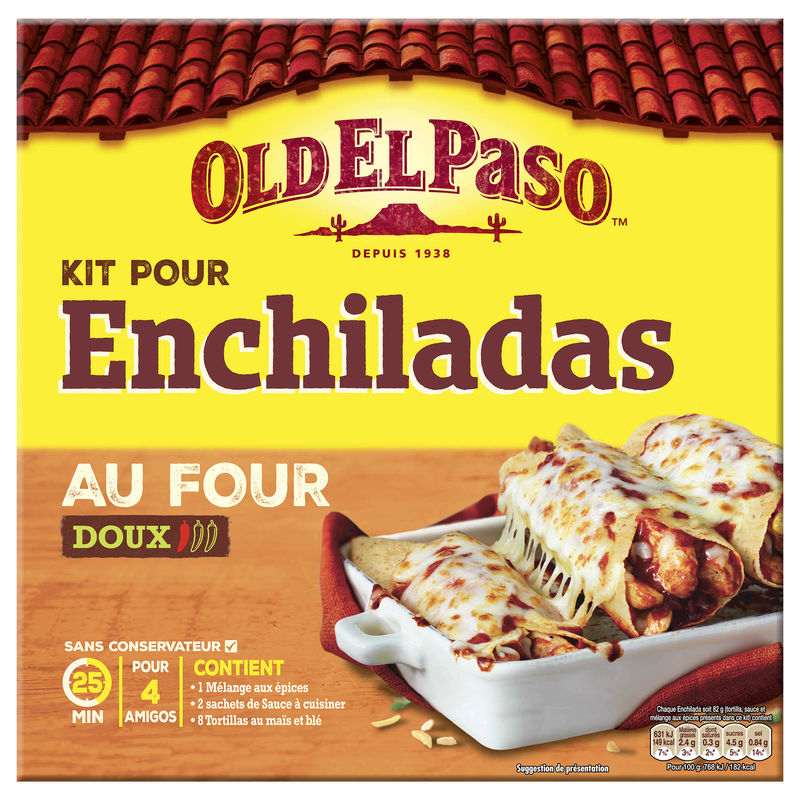 Grossiste Kit pour Enchiladas 657g Old El Paso