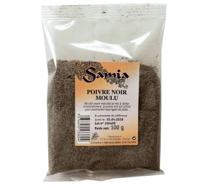 Ground Black Pepper 100g - SAMIA