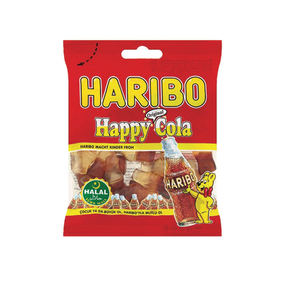 Bonbons happy cola original halal 100g - HARIBO