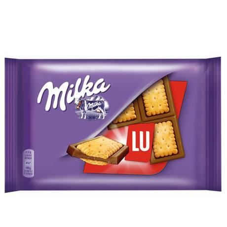 Шоколадное печенье Lu карман 35г - MILKA