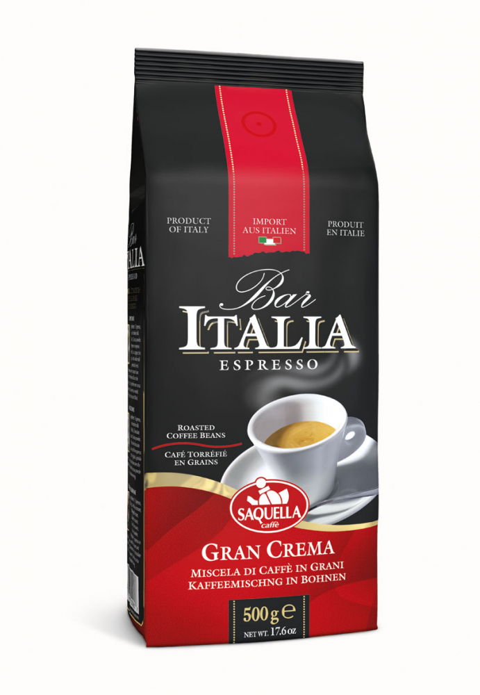 Bar Italia Gran Crema - Bag 500 Gr. In Beans