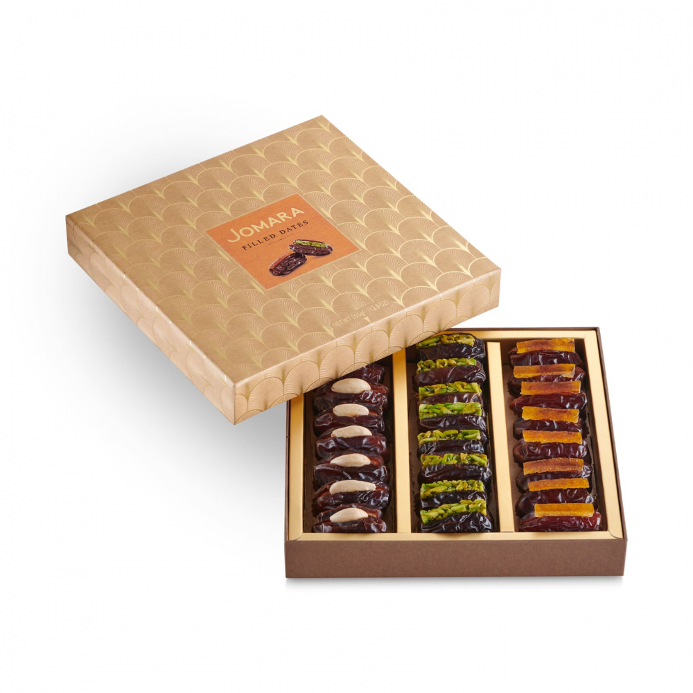 Jomara Filled Dates Mix 3 Flavors Gi 365g