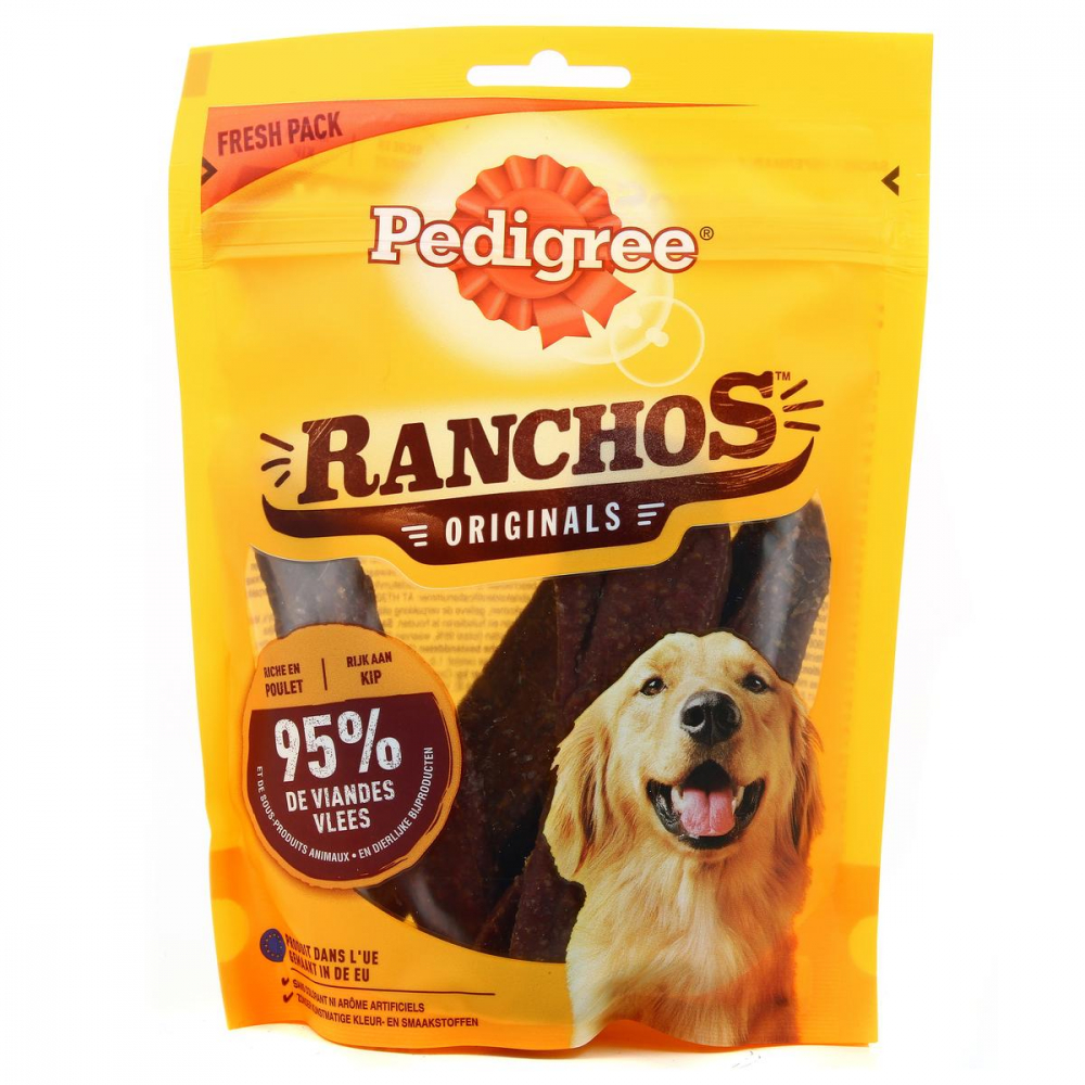Friandises pour chiens Ranchos Poulet 70g - PEDIGREE