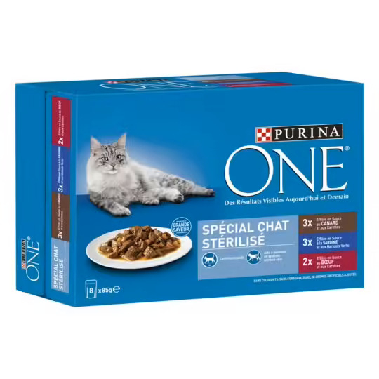 无菌猫袋装各种酱料 8x85g - PURINA