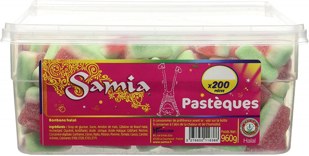 Bonbons pastèques halal x200 - SAMIA