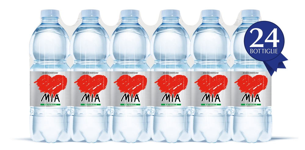Natural mountain water, 24x50cl- mia