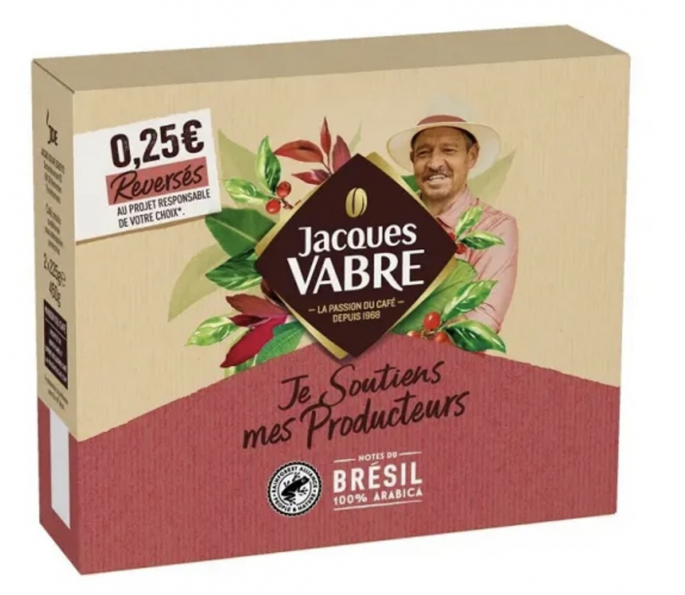 Ground Coffee 2x225 - JACQUES VABRE