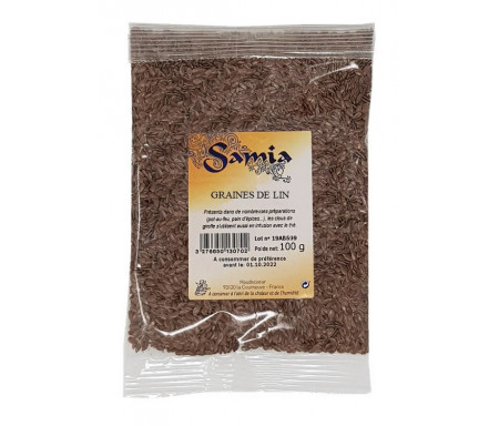 Whole Flax Seeds 100g - SAMIA