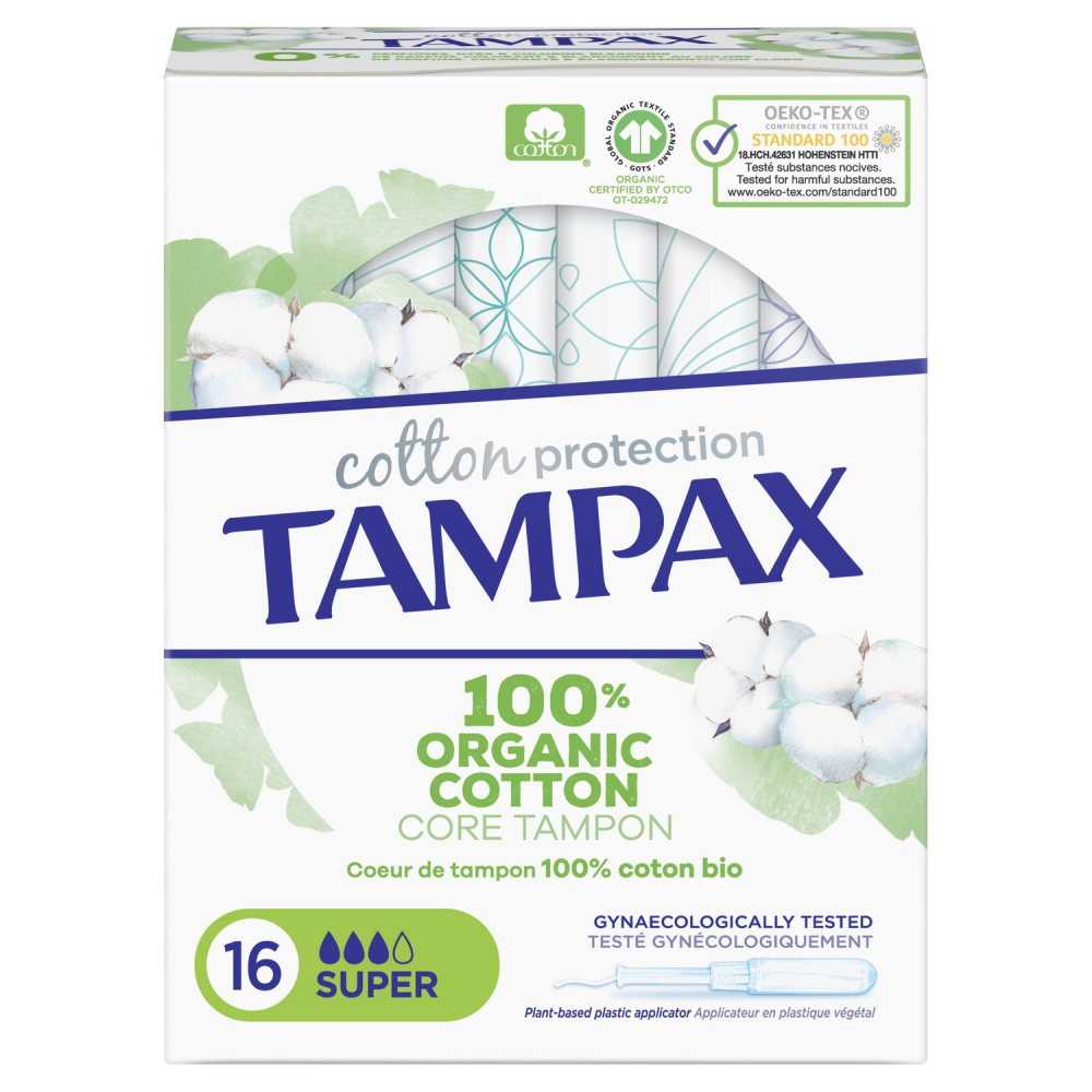 Tampax Coton Bio Super X16