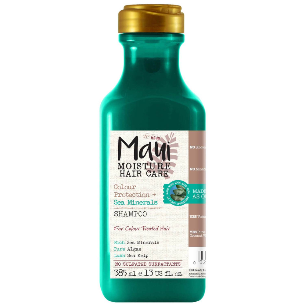 Shampoo Capelli Colorati Con Sali Minerali 385 Ml - Maui