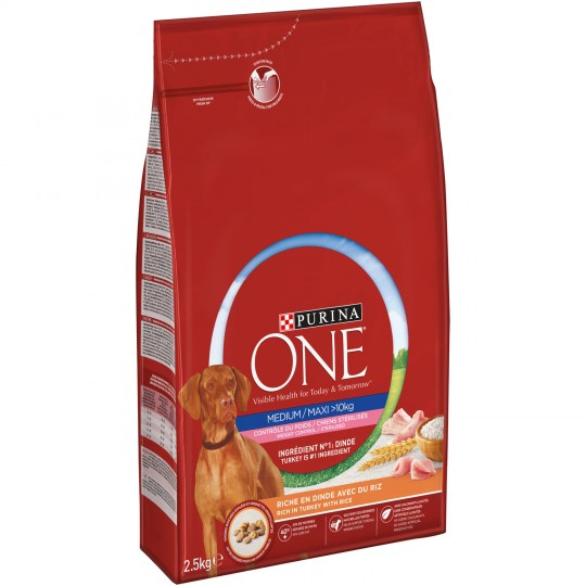 Croquettes pour chien à la dinde 2,5Kg - PURINA