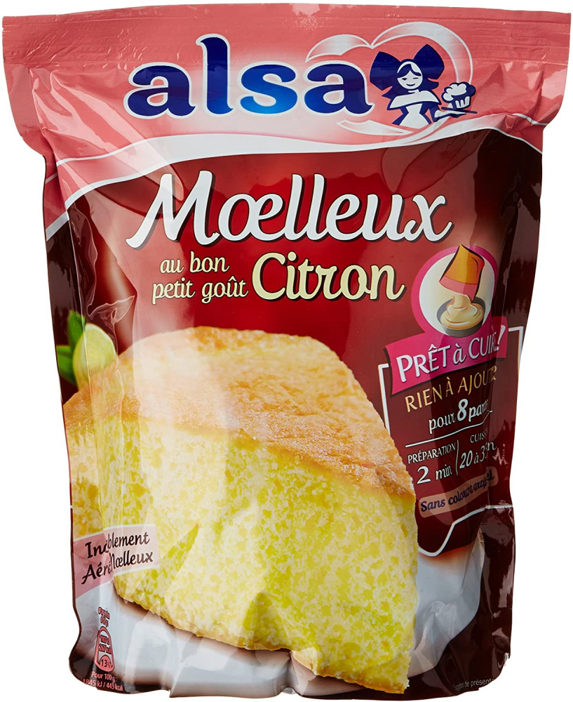 Préparation Moelleux Gâteau citron 500g - ALSA