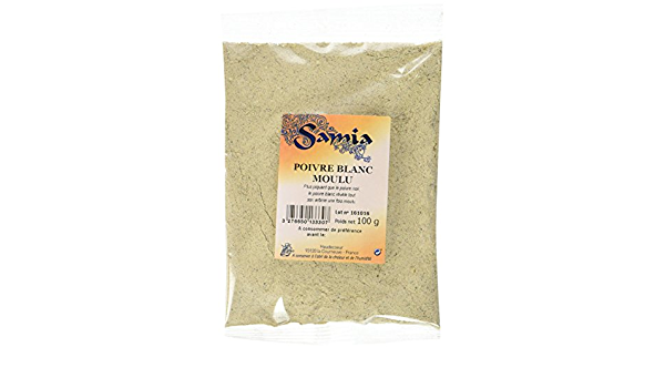 Ground White Pepper 100g - SAMIA