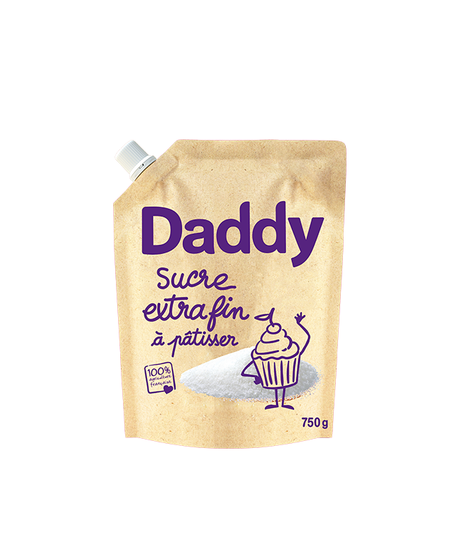 Sucre Extra Fin à Patisser Kraft 750g - DADDY