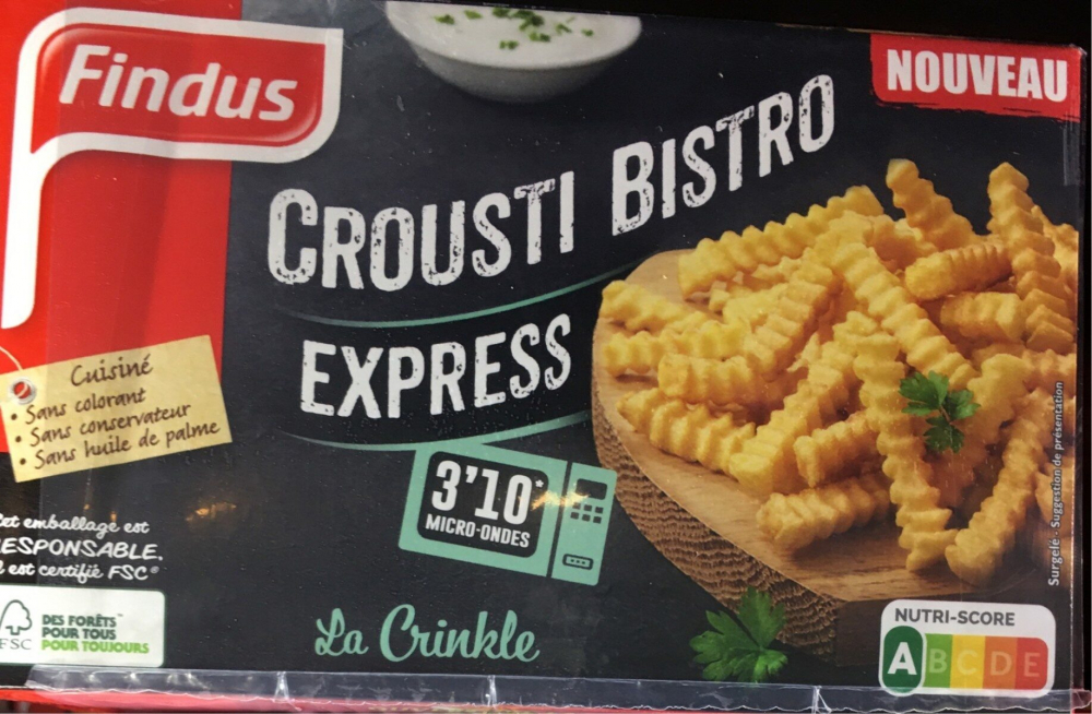 Crousti'bistro Crinkle .2x130g - FINDUS
