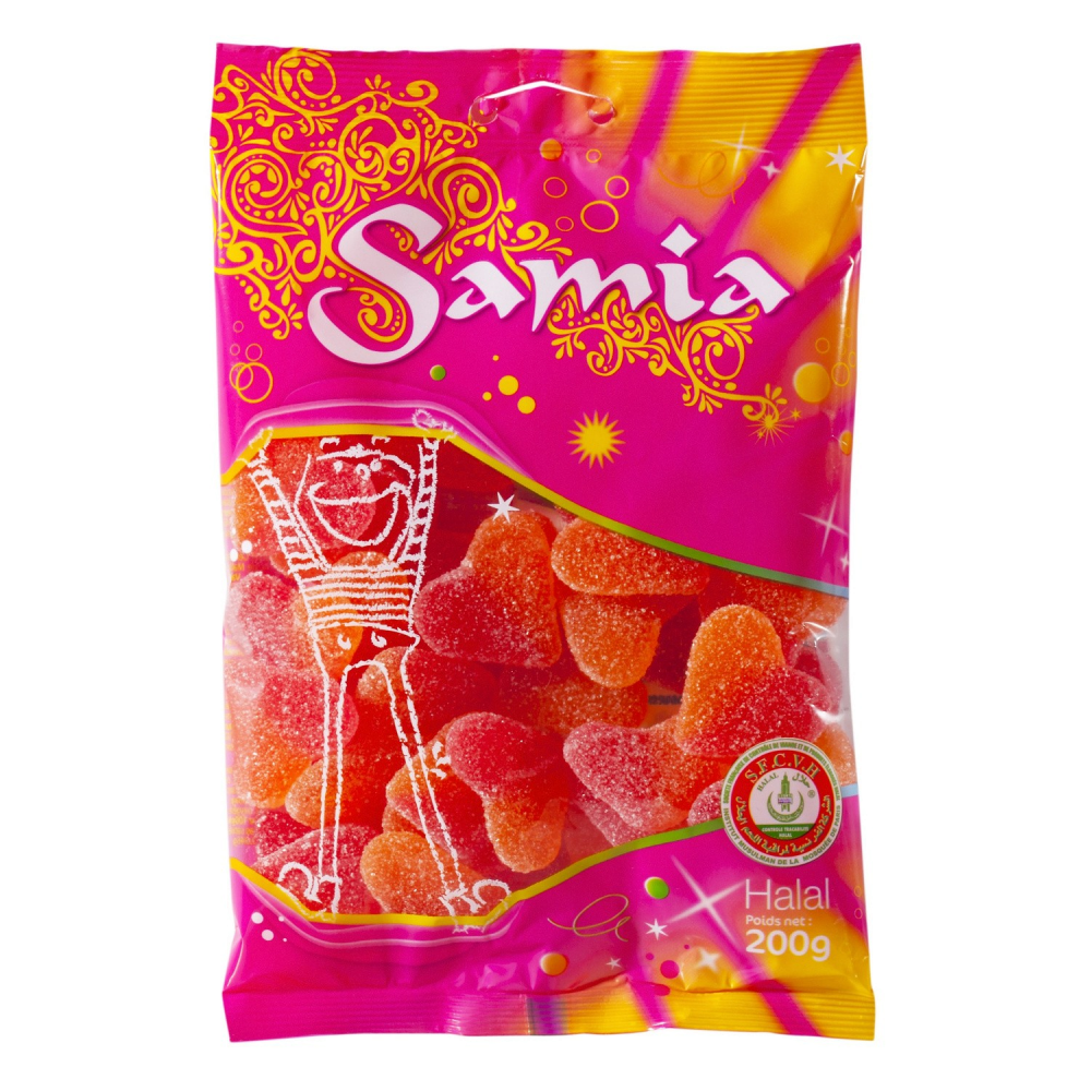 Bonbons Samia Coeur 200g