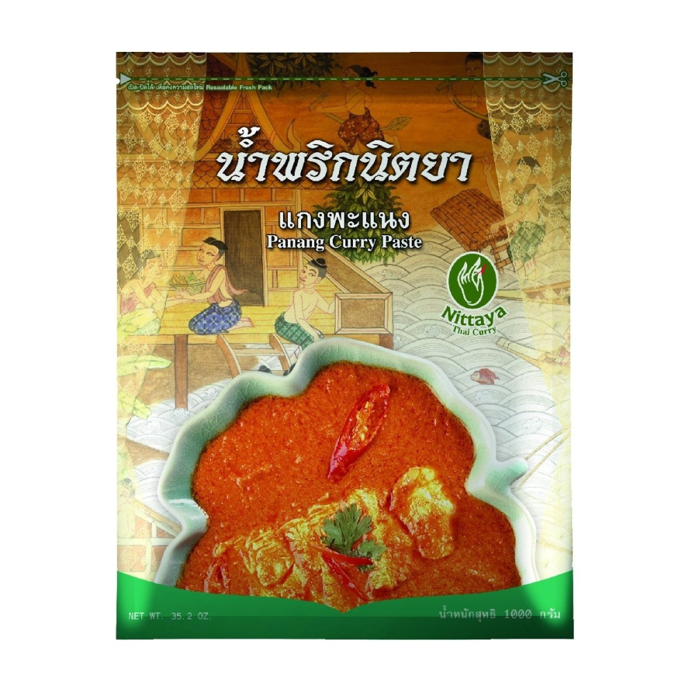 Namprik Pao 咖喱酱 10 X 1 公斤 - Nittaya