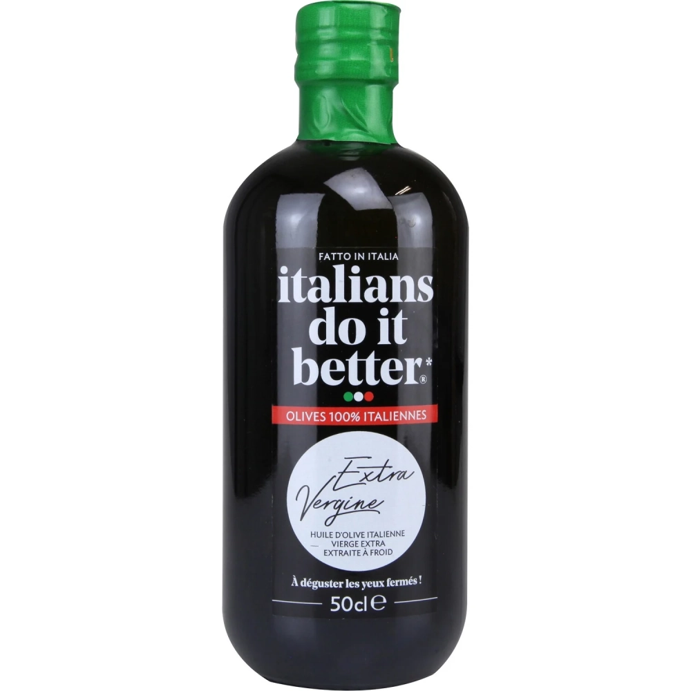 Olio Extra Vergine di Oliva 100% Italia 50cl - ITALIANS DO IT BETTER