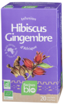 Infusion d'Afrique hibiscus-gingembre RACINES BIO(1,6 g x 20 x 12)