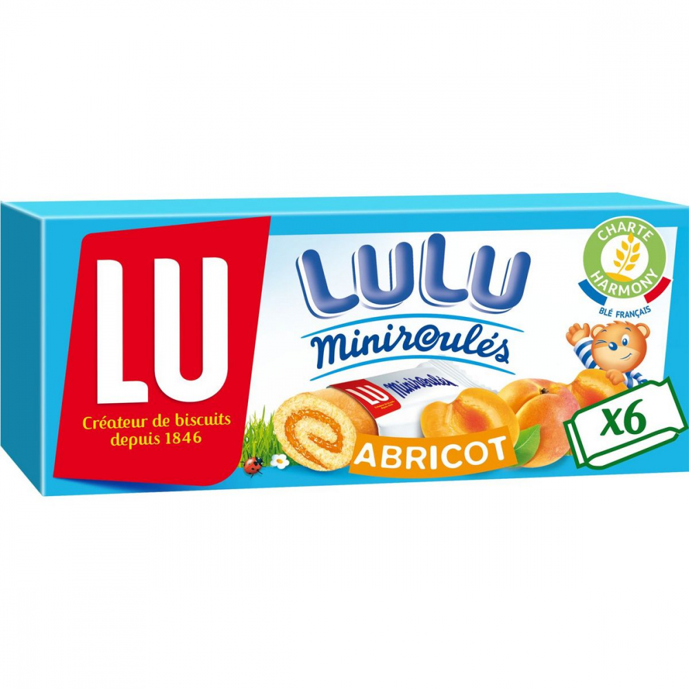 Mini Roulé Abricot 150g - LU