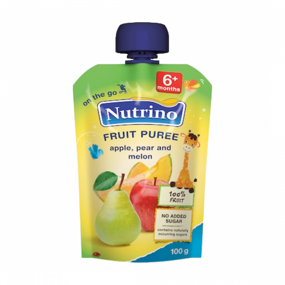 Nutrino Fruit Puree - Apple, Pear And Melon