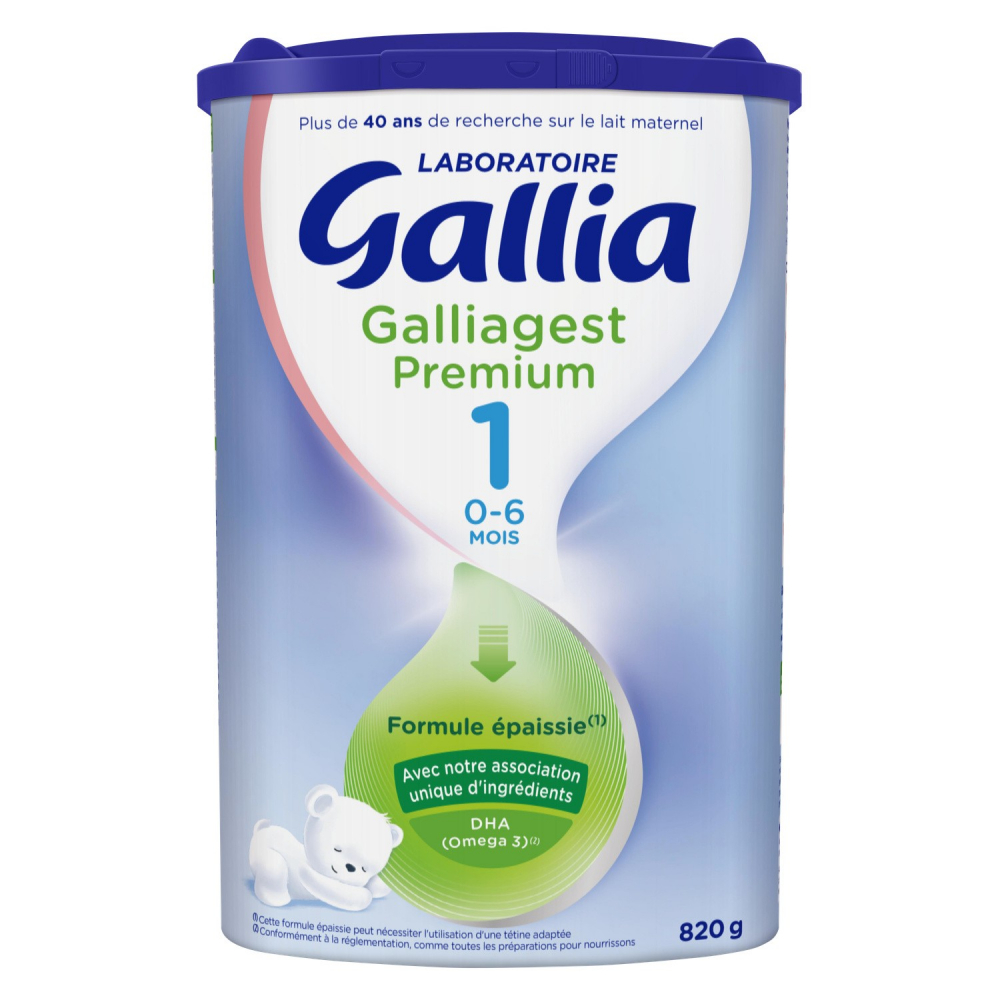 Galliagest 优质 1 岁奶粉 820 克 - GALLIA