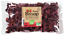 Fleurs de bissap rouge séchées bio RACINES BIO (100 g x 20)