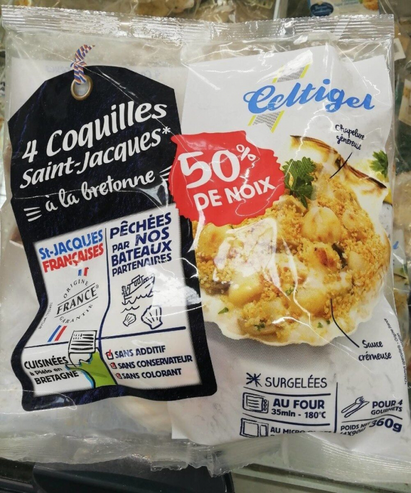 4 Coquilles St-jacques 50% 360